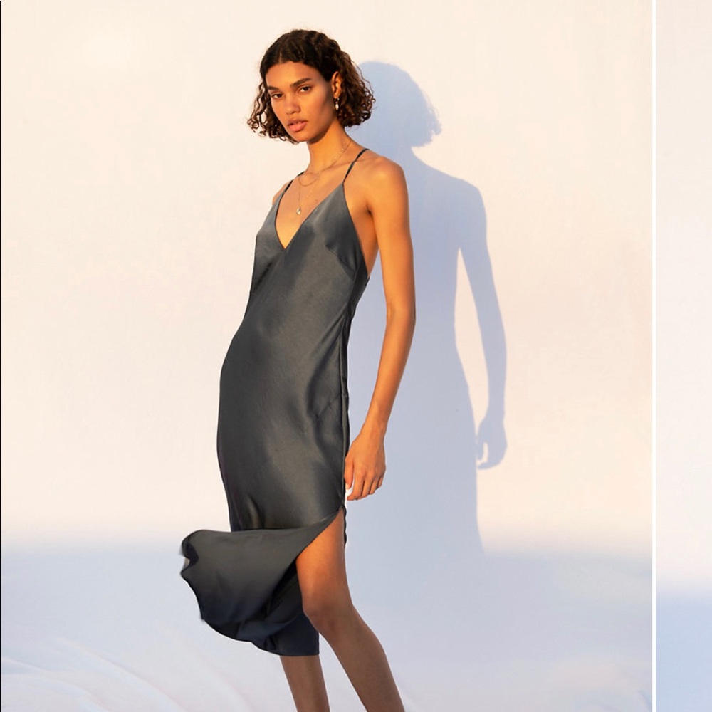 Aritzia Wilfred Only Slip Maxi Dress